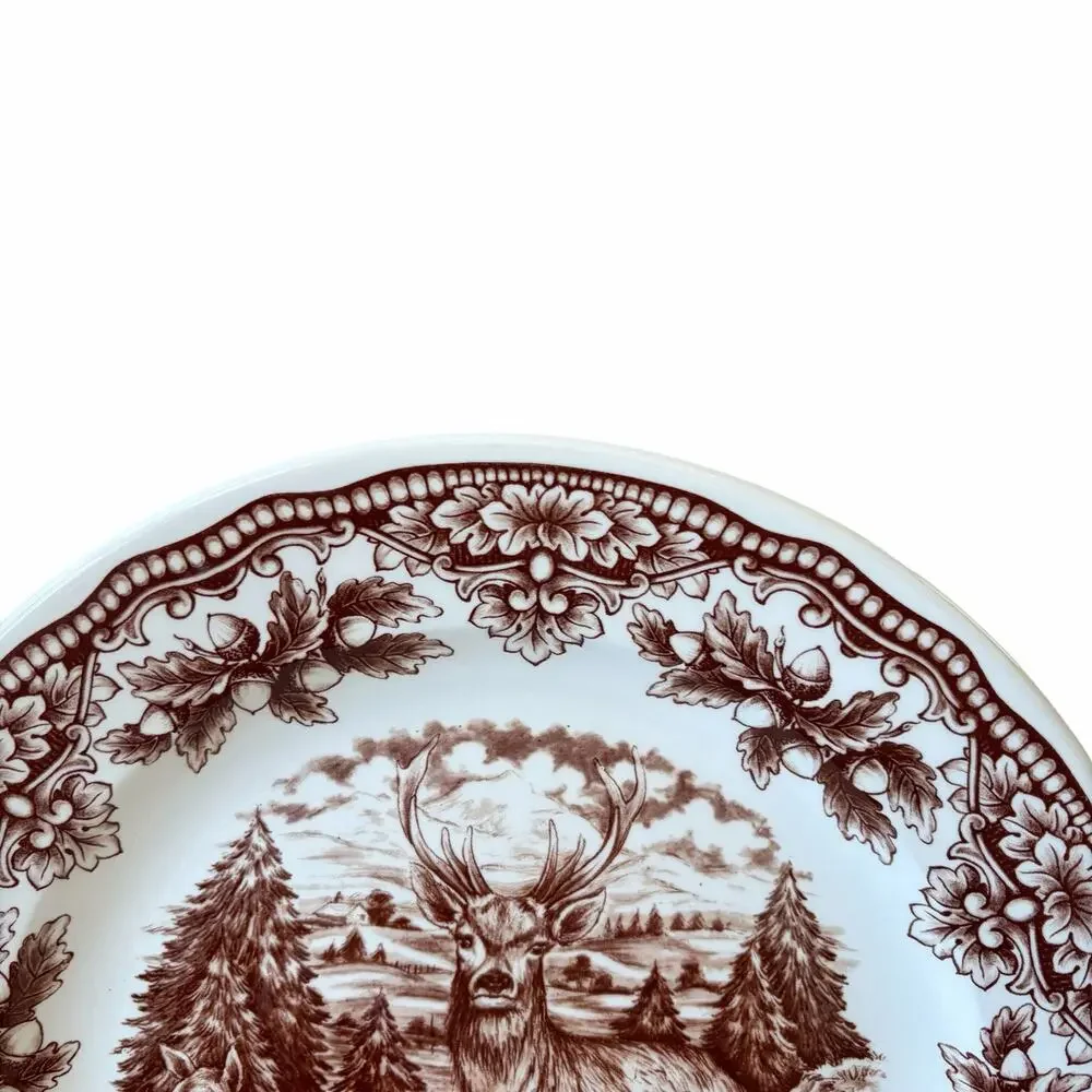 Royal Stafford Homeland STAG Porcelain Dinner Plates 11
